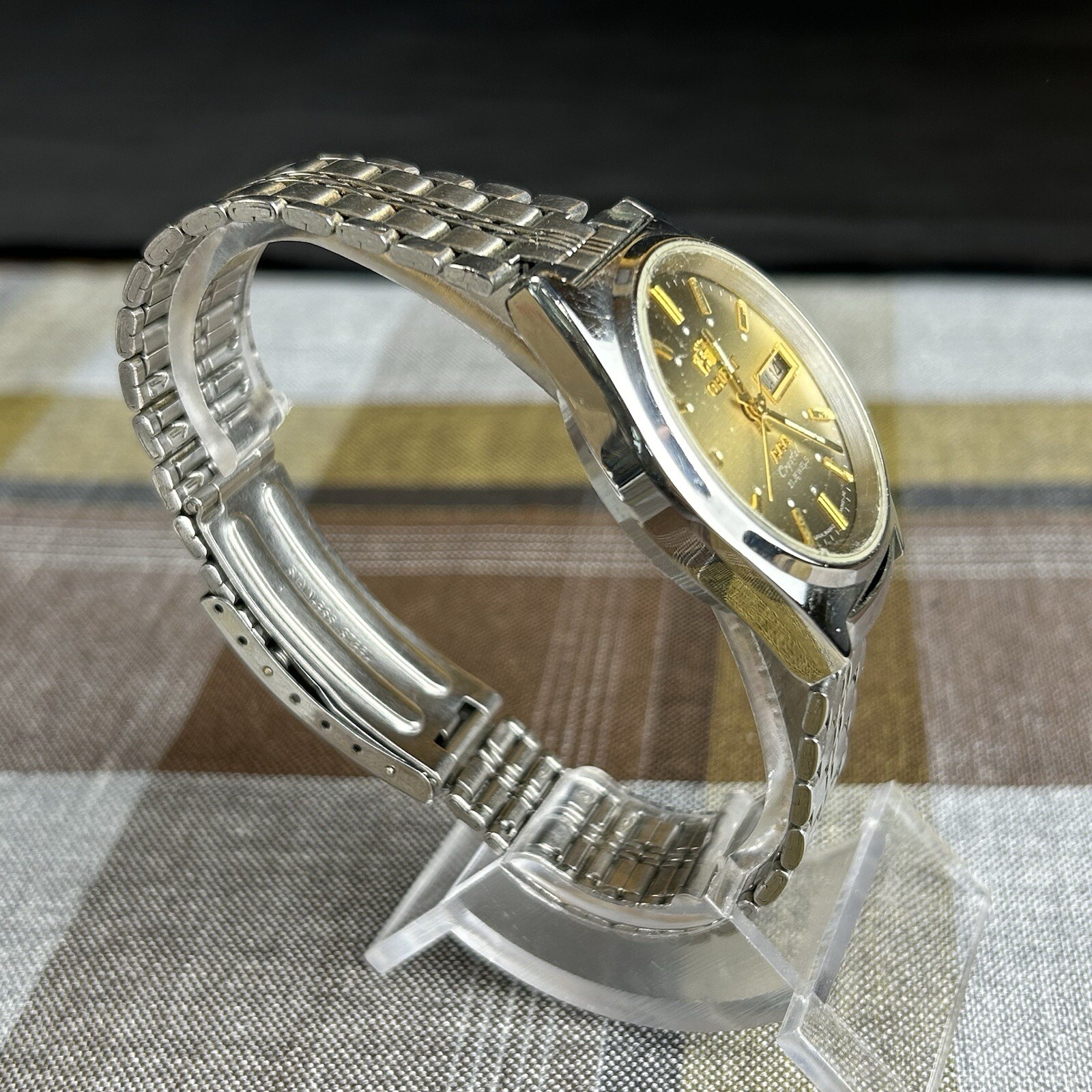 Vintage ORIENT AAA Crystal Automatic 21 jewels Wa… - image 4