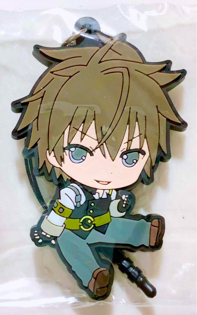Japanese anime Unbreakable Machine-Doll rubber strap Raishin Akabane 01