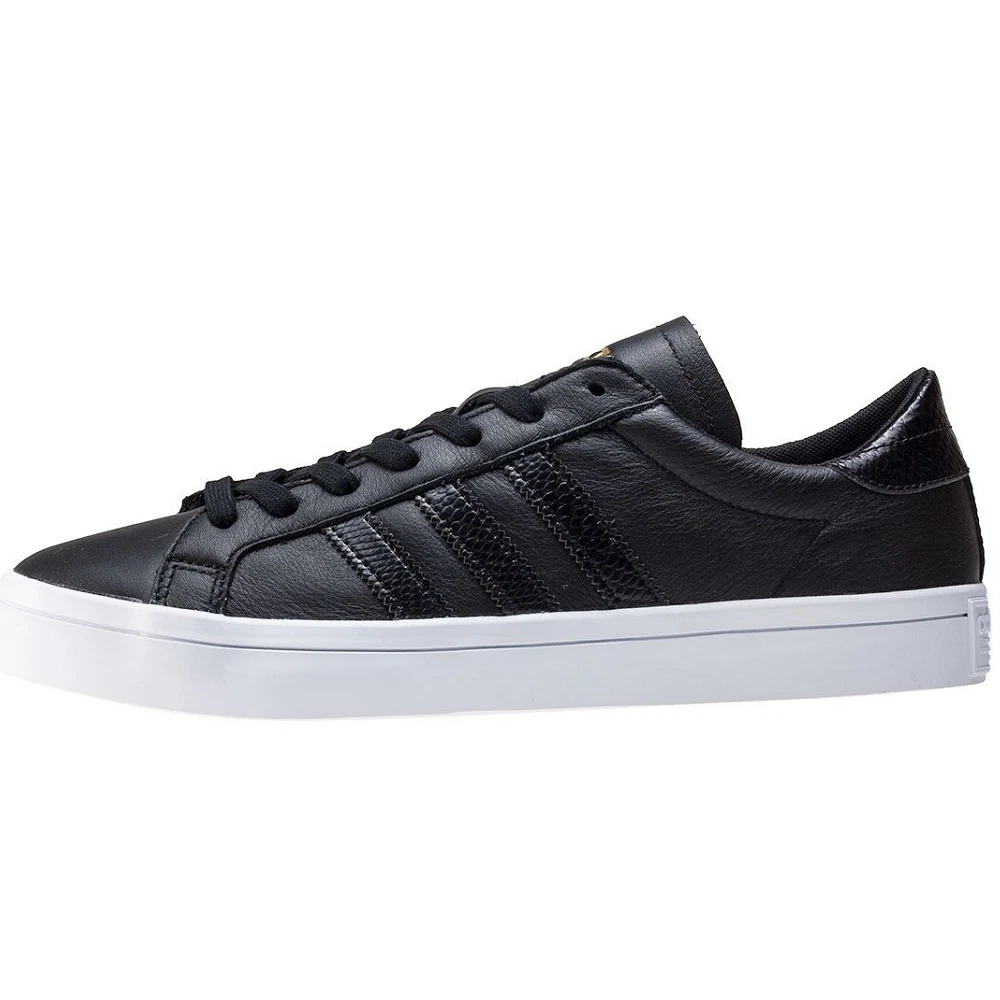 Adidas court vantage white and shop black