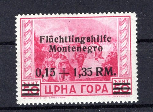 Montenegro 24 Pfi Abart Unstamped (K4471