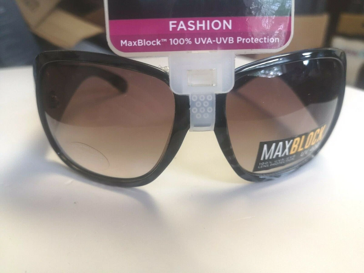 SUNGLASSES FOSTER GRANT FASHION ZEBRA BLOCKS UV400 MAXBLOCK 100