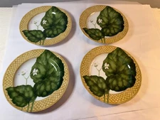 222 Fifth Rain Forest Salad Plate, Set Of 4