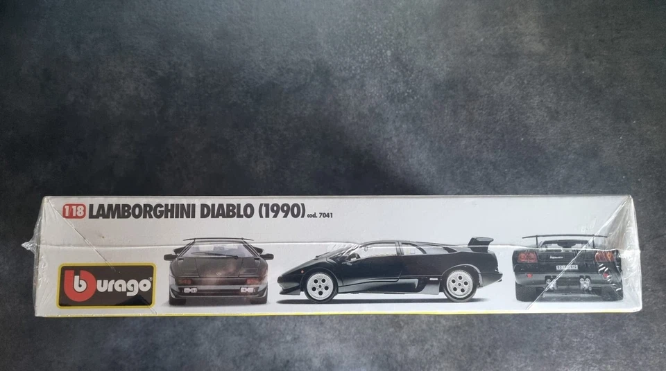 BBURAGO 7041 LAMBORGHINI DIABLO 1990 1:18 Metal Kit - SIGILLATO Scocca Grezza - Immagine 4 di 4