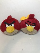Angry Birds Plush Bundle   5  Male  Female Red Bird, No Sounds