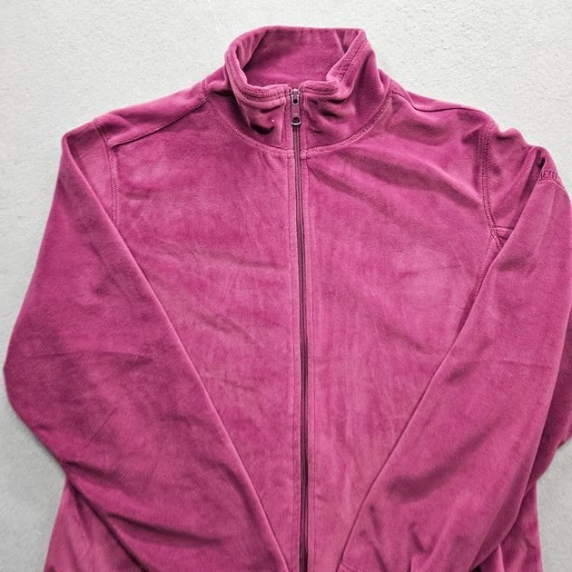 Pacific Trail Women's Fleece Jacket XL Full Zip Pink - Image 3 of 4