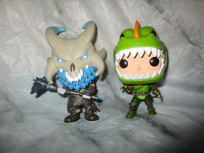 2 x Funko Pop! Figuren - Fortnite Ragnarok und Rex - Epic Games Sammlung 