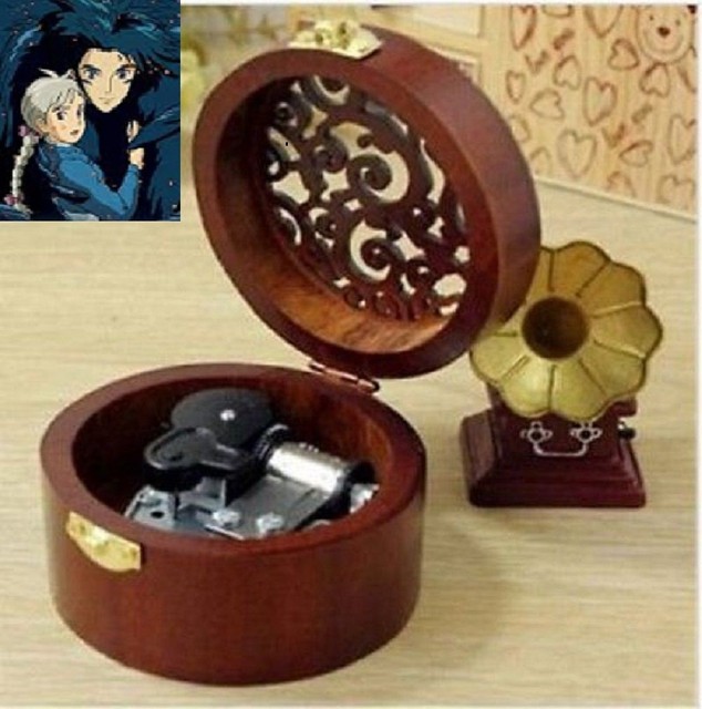 Circle Carving wooden ♫ Ghibli Howl's Moving Castle ♫ MUSIC BOX eBay