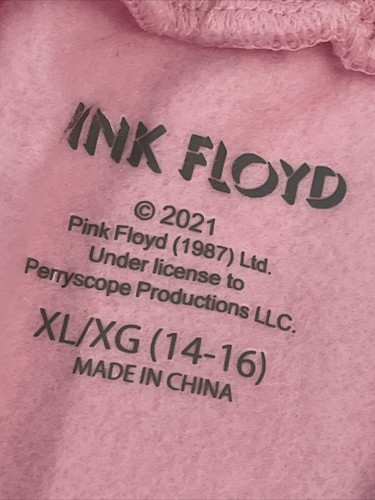 Girls Pink Floyd Jogger Pants Size XL (14-16) Elastic Waist Pink - Picture 10 of 12