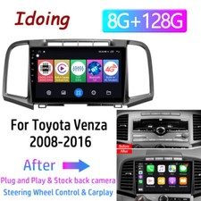 Per Toyota Venza 2008-2016 Android 12 Auto Lettore GPS Radio Stereo Wifi Bluetooth