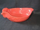 Revol, Large 13 5/8” Red Porcelain Chicken Oven Baker/Roaster Dish France P-12