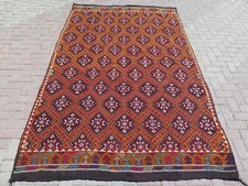 Turkish Kilim, Area Rugs, Floor Carpet Boho Rug, Handmade Wool KelimRug 71