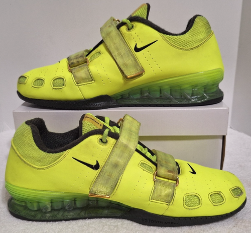 Nike Romaleos 2 Volt/Sequoia Weight Lifting Shoes 476927-700 Men's Size 13 - Picture 4 of 9