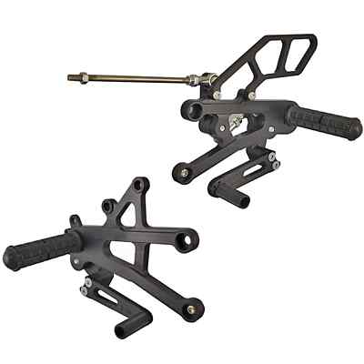 TRIUMPH 2006-2012 675 WOODCRAFT RACING REARSETS / FOOTPEGS - REVERSE / GP SHIFT