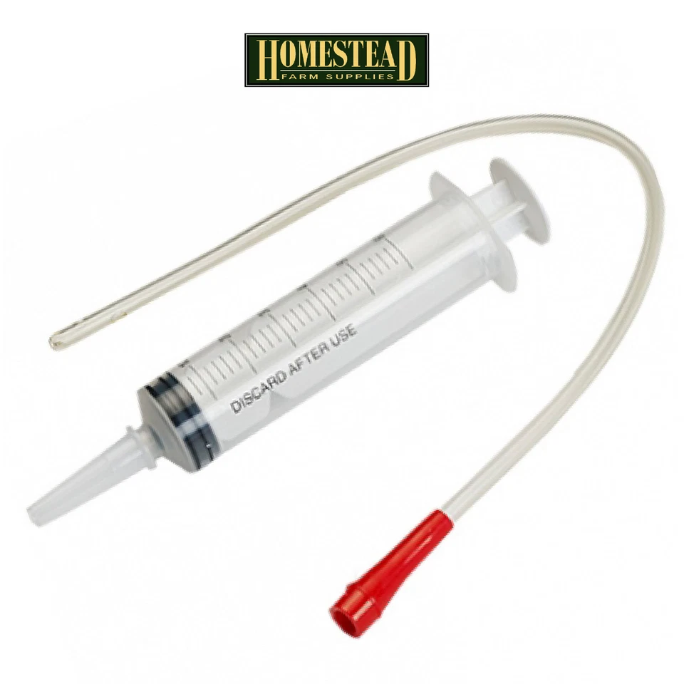 Net-Tex Colostrum Syringe with Plastic 60ml - Lamb Colostrum Feeder