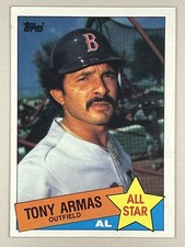 Tony Armas #707 1985 Topps [All Star] Boston Red Sox