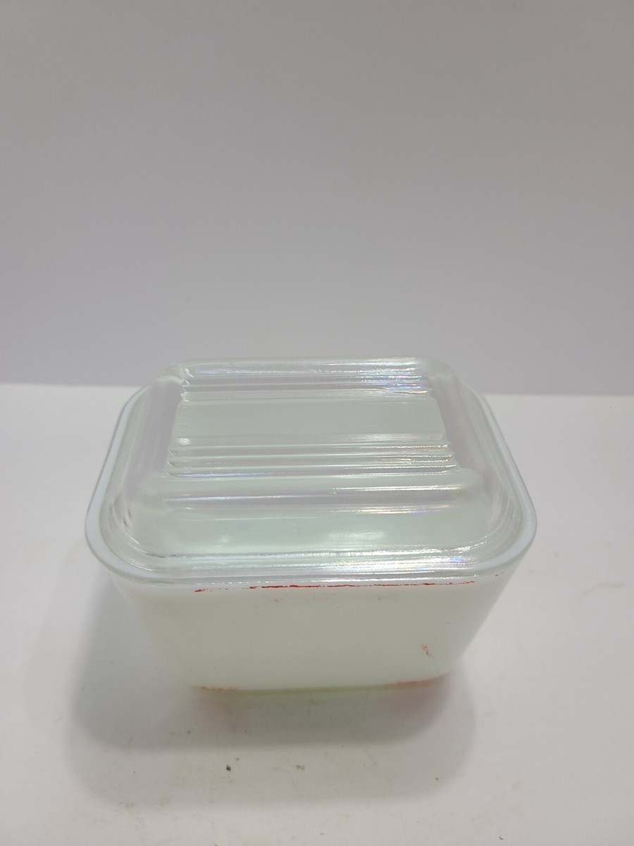 パイレックス　レフリジレータBOX VTG. Pyrex RefrigeratorBox with Glass Lid | eBay