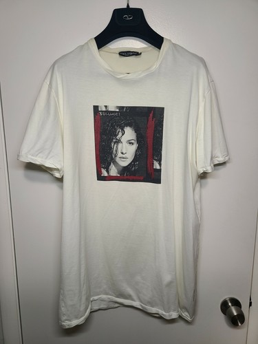 Monica Bellucci Off White T-Shirt Size 