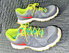 Nike Revolution 2 Women  s Running Shoes Grey Green Pink 554900-026 Size 7