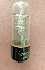 VINTAGE AMGLO HELICAL FLASH TUBE #56J2Z STROBOSCOPE PHOTOFLASH LAMP