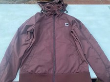 Men  s G-Star Raw Currect Nostra Vest Full Zip Burgundy Jacket Size M