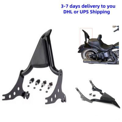 Abnehmbar Schwarz Passagier Rückenlehne Sissy bar Für  Harley  Breakout Fat Boy