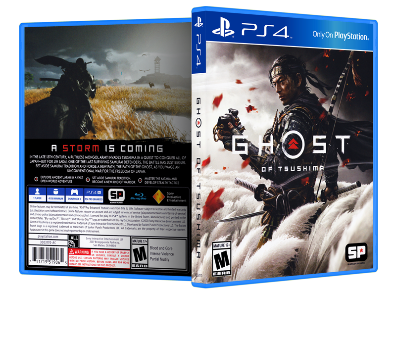 Call of Duty: Ghosts - Replacement PS4 Cover and Case. NO GAME!!