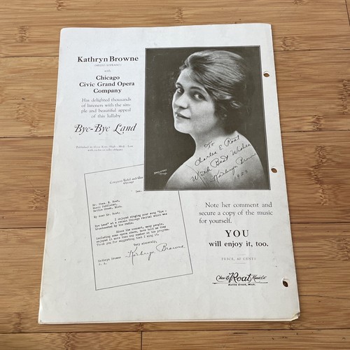 Vintage Sheet Music - Faded Love Letters of Mine - 1922 Moore, Dulmage & Pascoe - Picture 8 of 10