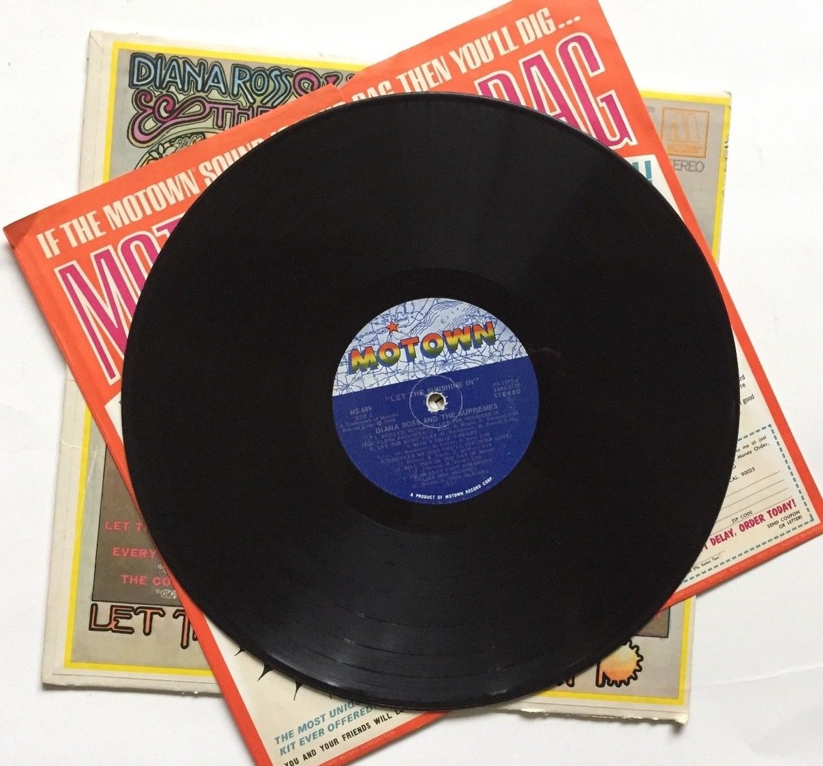 DIANA ROSS & THE SUPREMES LET THE SUNSHINE IN LP MOTOWN