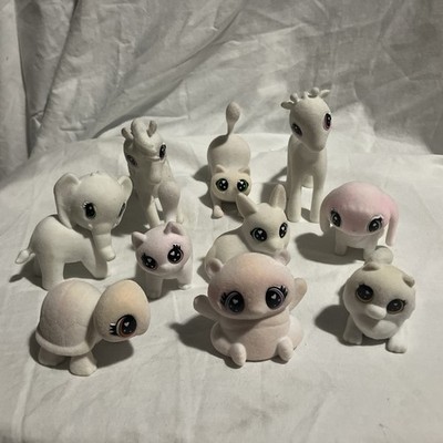 Crayola Scribble Scrubbie Pets Animals Flocked Bathtub Toys Cats Dogs LOT OF 10