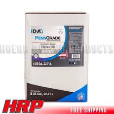PENN GRADE 1 | 62715 | Synthetic Blend Oil SAE 5W-20 | 6 Gallon 21.76 per gallon
