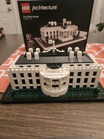 LEGO Architecture The White House 21006 Complete NO discoloration w Box & Manual