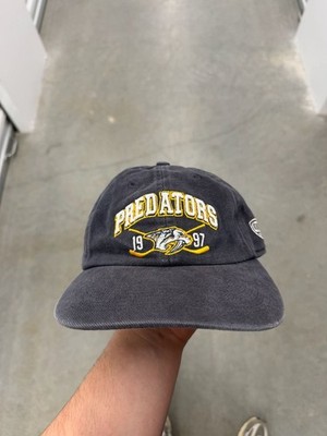 Vintage 1997 Old Time Hockey Nashville Predators Adjustable Hockey Dad Hat