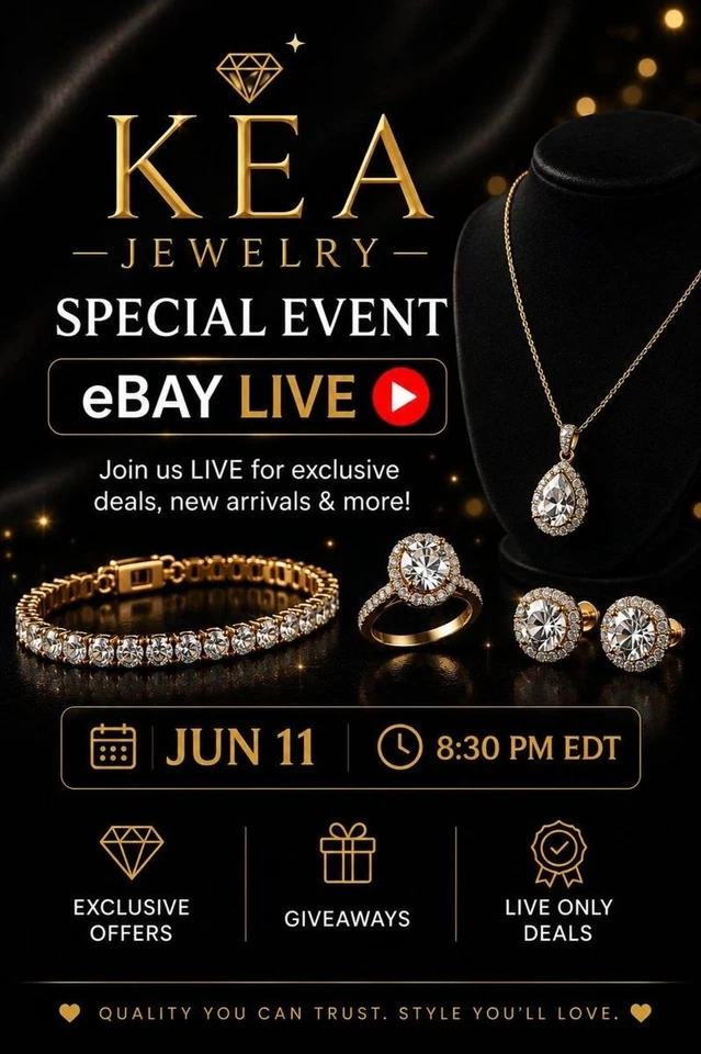KEA JEWELRY SPECIAL EVENT – eBay LIVE ✨
