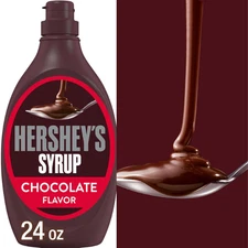 HERSHEY'S Chocolate Syrup Bottle, 24 oz (Pack of 1)