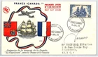 FRANCE-CANADA First Day Cover 1955 FDC Premier Jour SIGNED Decaris SHIPS RF248