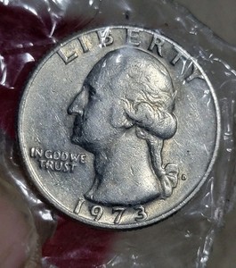 1973 D Quarter In Mint State Quality For Sale