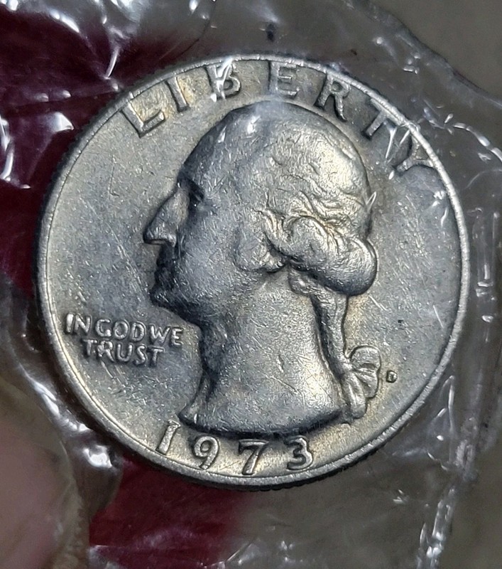 1973 D Quarter In Mint State Quality For Sale