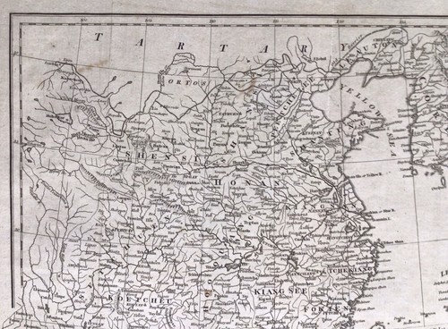 Antique Map of China Robert Wilkinson 1809 Rare Korea Taiwan - Picture 6 of 9