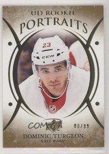 2018 Upper Deck UD Portraits Rookies Gold Foil 80/99 Dominic Turgeon #P-68 0c3