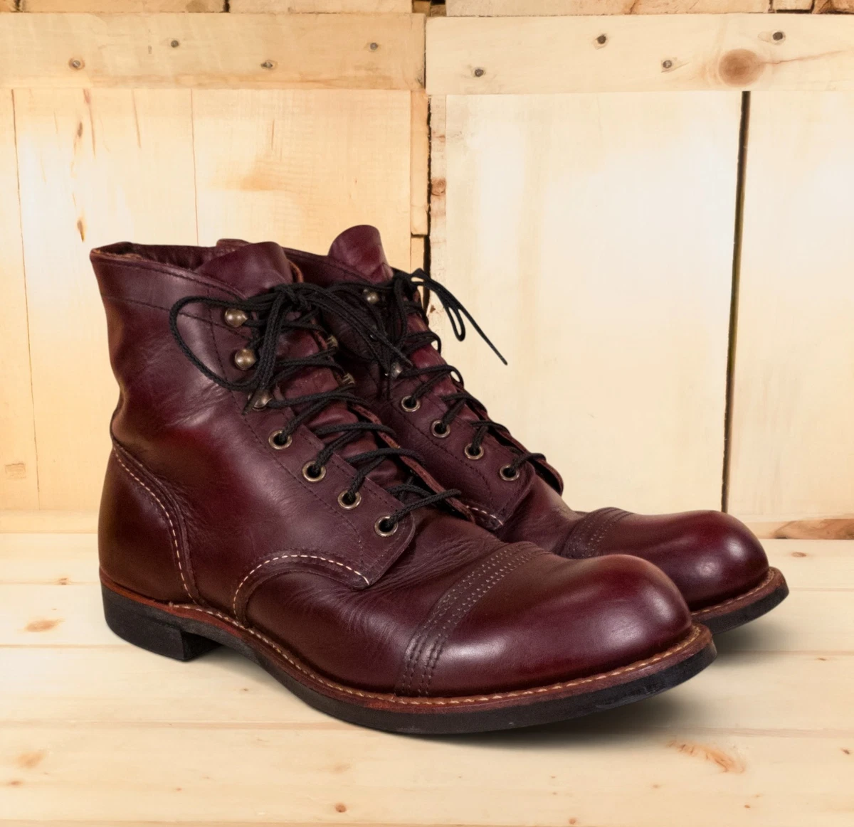 Red Wing Iron Ranger Workwear Lace Up Boots for Men for sale | eBay