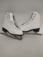 American Athletic Girls' Tricot-Lined Figure Ice Skates, Size 2 US New No Box 