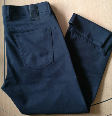 Alberto Ceramica Modern Fit Herren Hose Gr. W33/L30 Anthrazit Stretch wie Neu! 