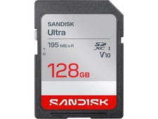Sandisk SDSDUVQ128GGN6IN Ultra 128GB SD Card UHS-I V10 U1 - 195MB/s