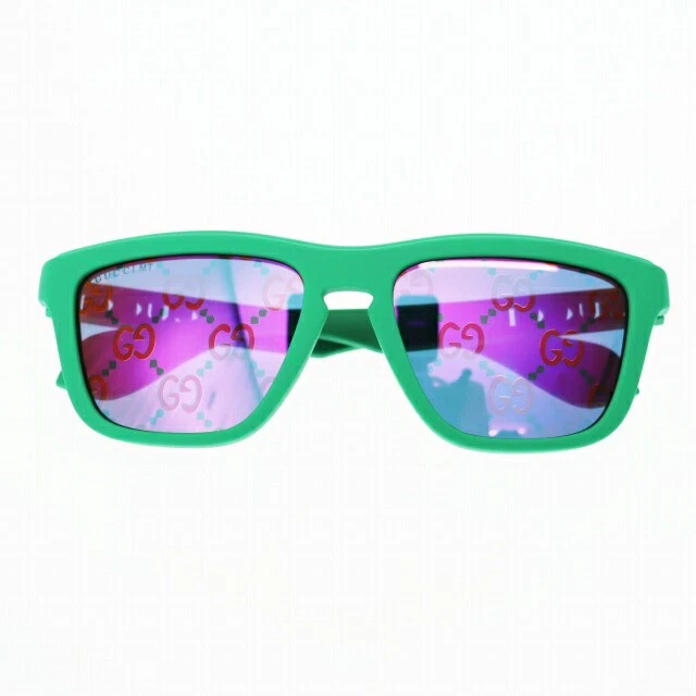 Lunettes de soleil Gucci logo miroir Gg Supreme Gg1571S 55 18 Aa r2_0412
