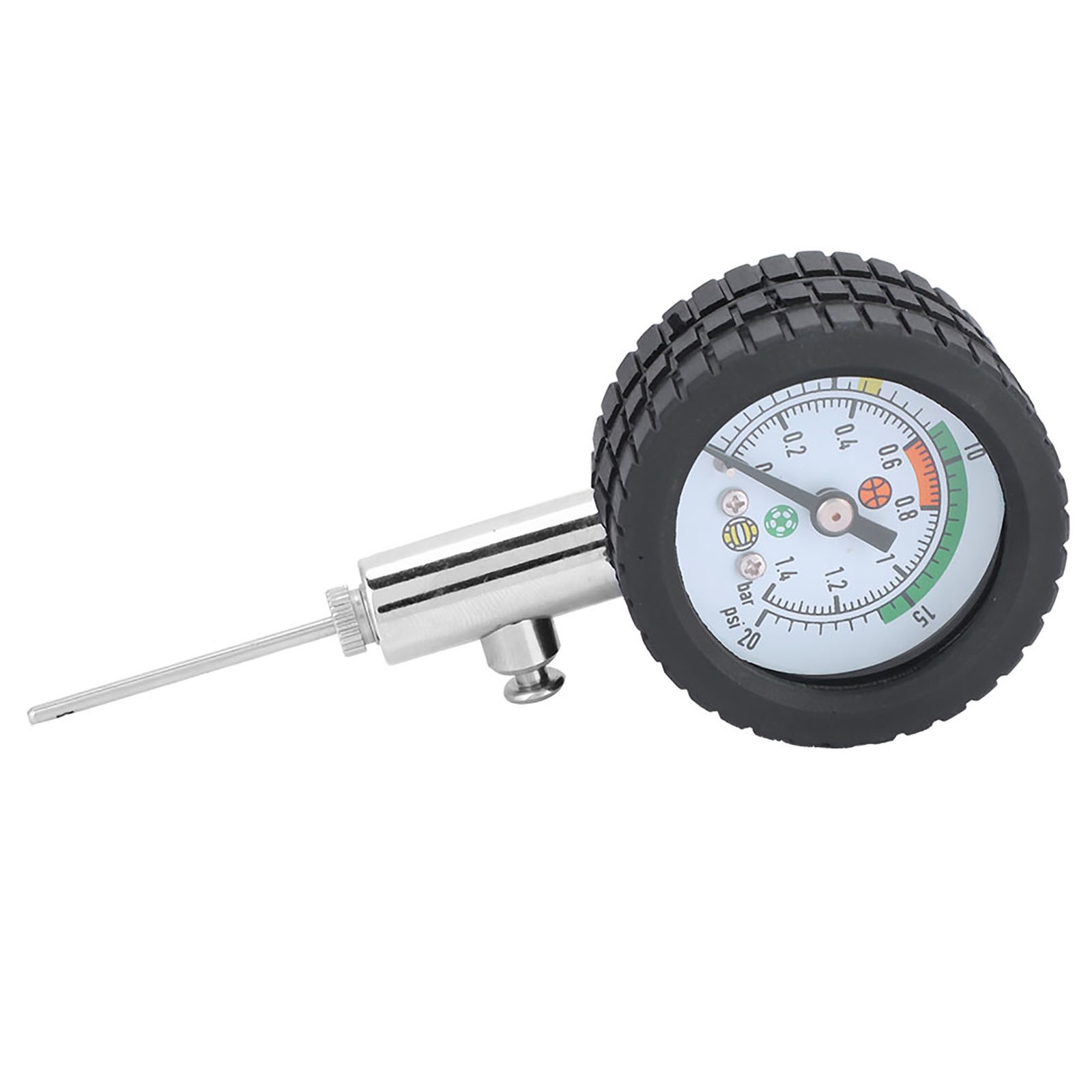 Stainless Steel Air Pressure Gauge Accurate Tool For Balls