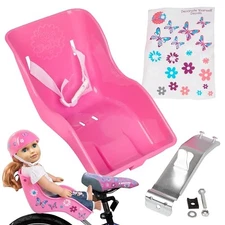  Doll Bicycle Seat- The Original Bike Attachment for 18"-22" Dolls and Stuffed 