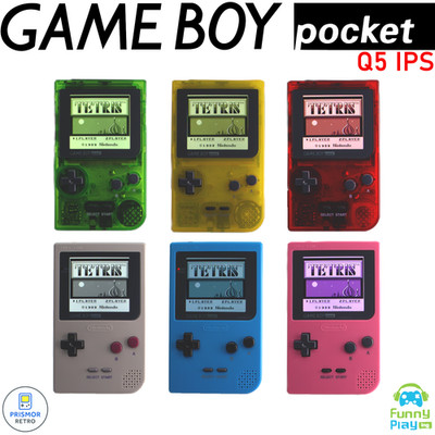 Nintendo Game Boy Pocket MGB-001 mit Q5 IPS Display Funnyplaying GBP