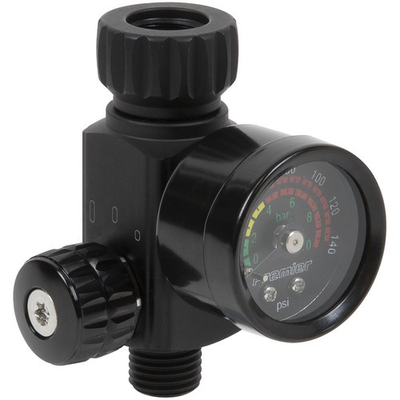 #ad Sealey AR02 Premier On Gun Air Pressure Regulator Gauge with Glass Lens GBP 41.69