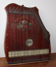 Antike Solo Zither Harfe Hopf´s Jubelklänge Klingentahl