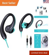 2025 Upgrade Sports Earbuds with Secure Ear Hooks - Sweatproof In-Ear Headphones